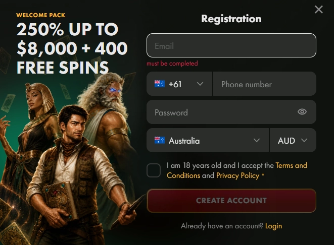 Login / Sign up